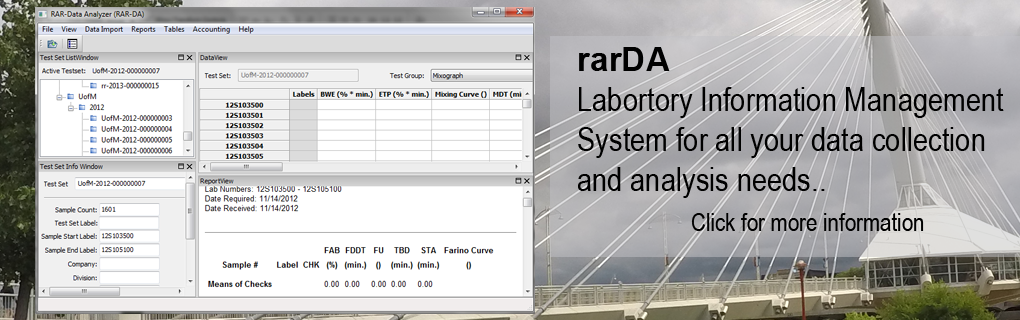 rarDA Data Analysis Software